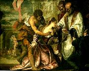 Paolo  Veronese last communion and martyrdom of st Spain oil painting artist
